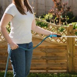 Flopro Cobra Expanding Hose Set in use