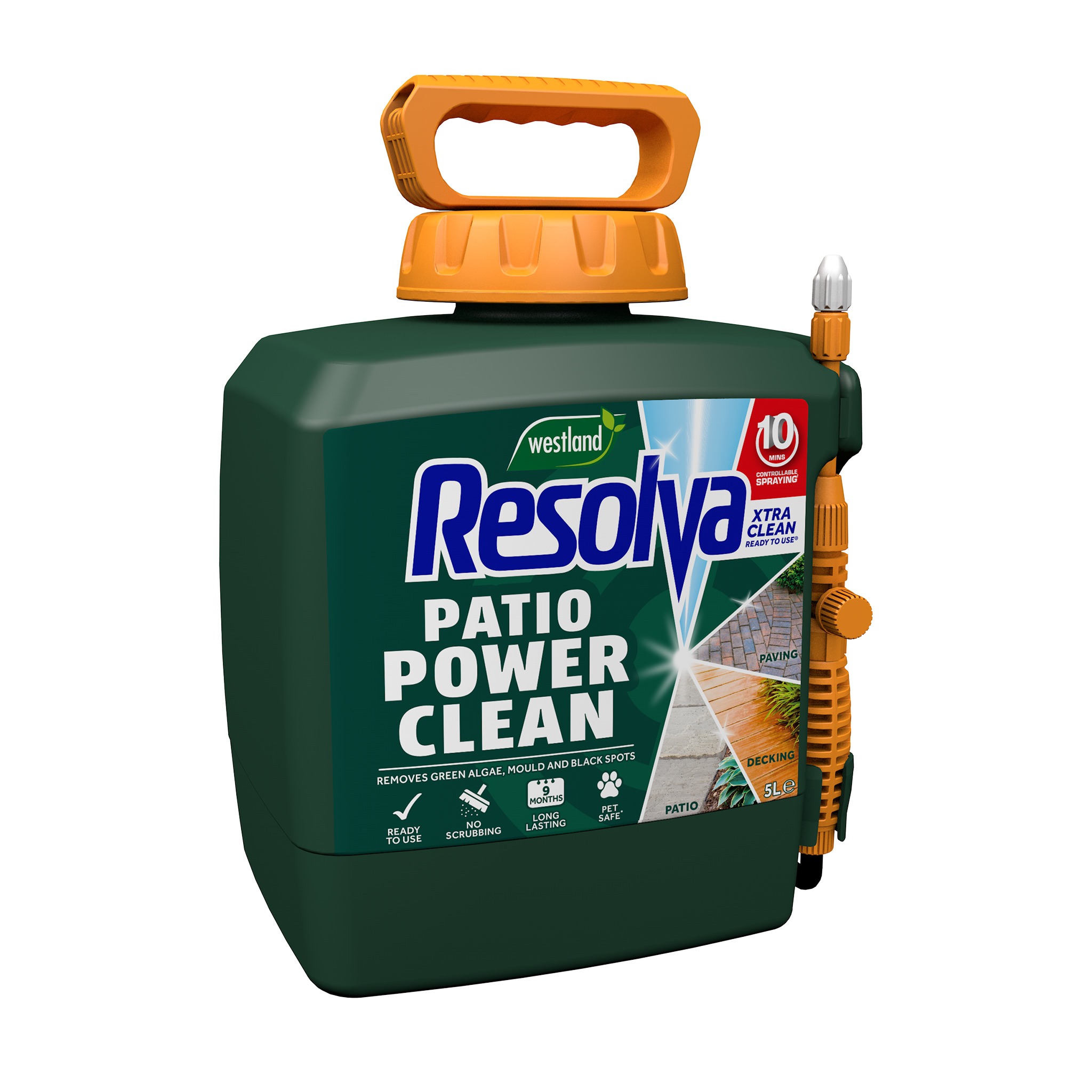 Resolva Xtra Clean Ready To Use Patio Power Clean 5L