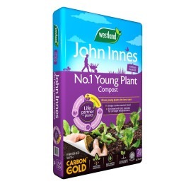 westland john innes no 1 young plant compost with carbon gold biochar