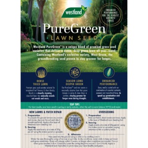 westland puregreen back of pack